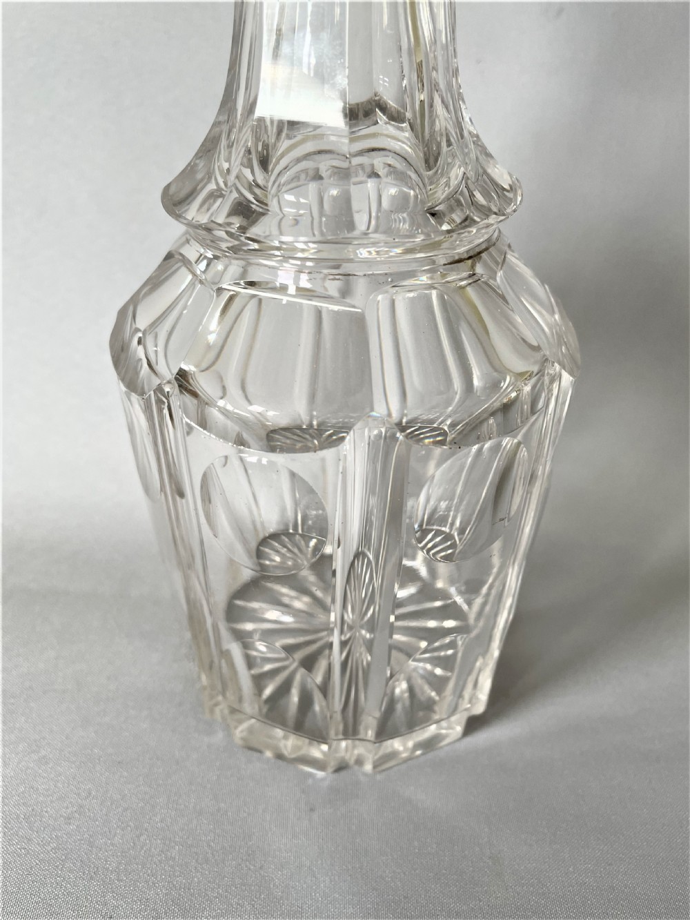 A handsome Victorian cut glass decanter View IV