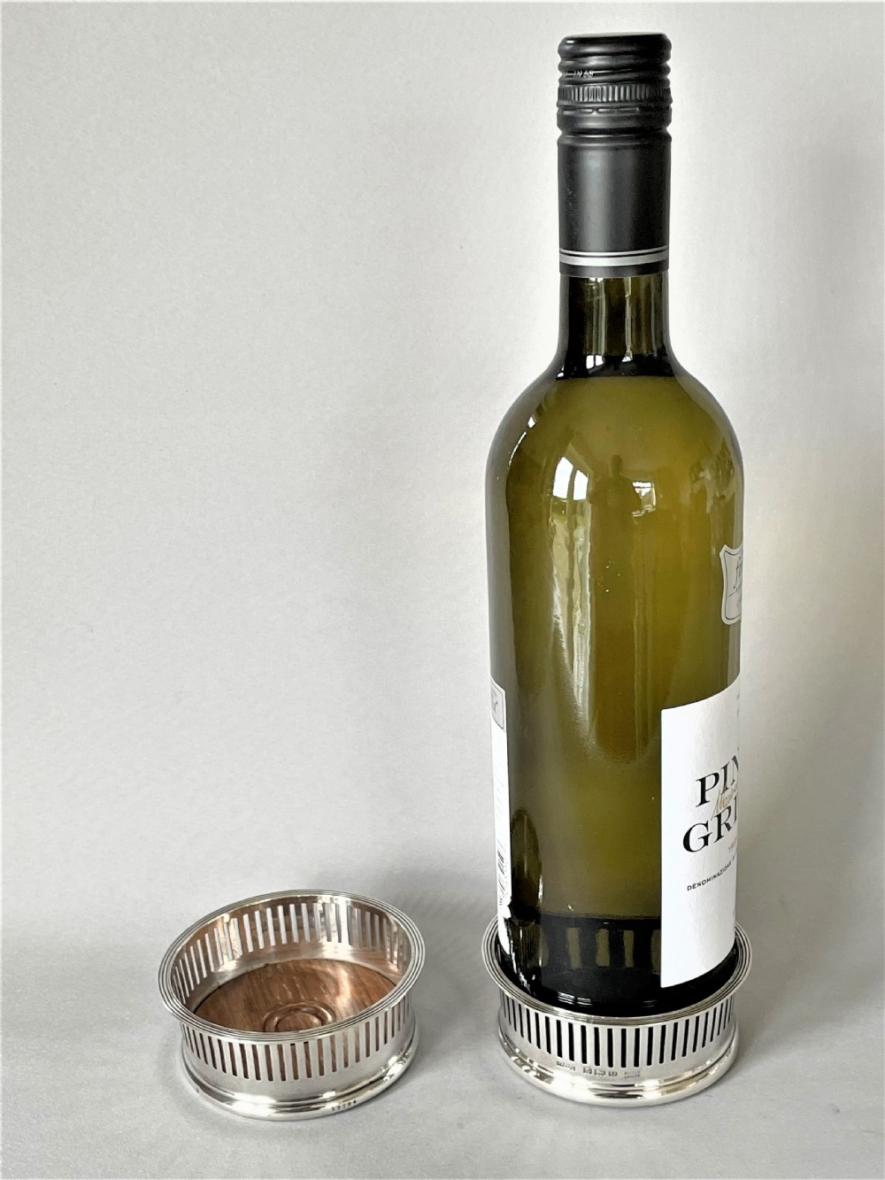 A Lovely Pair Of Asprey Small Silver Coasters View VI