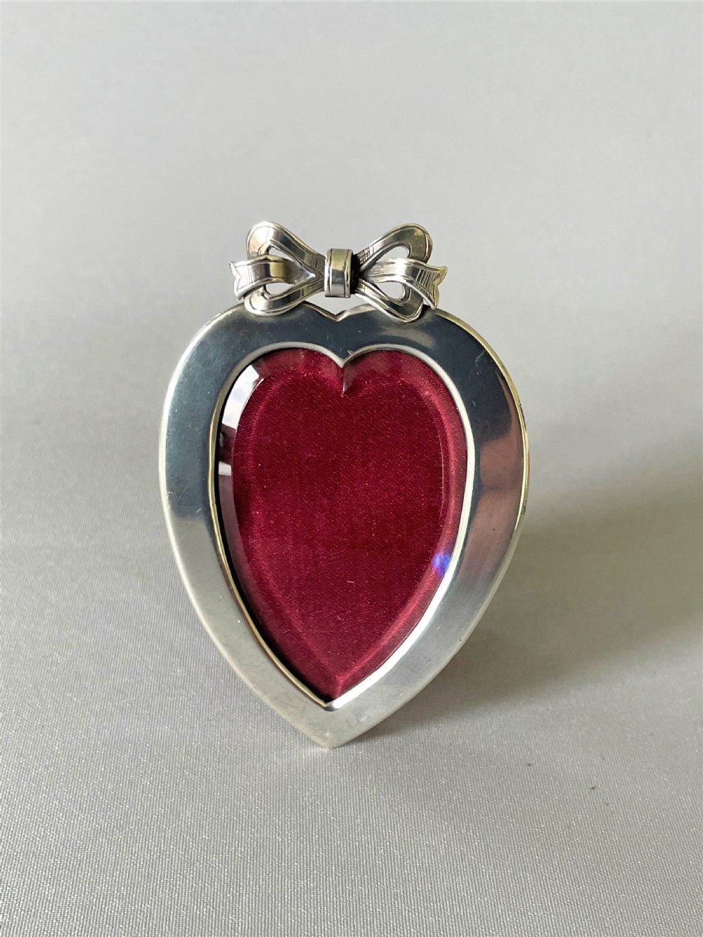 A small Victorian heart shaped frame