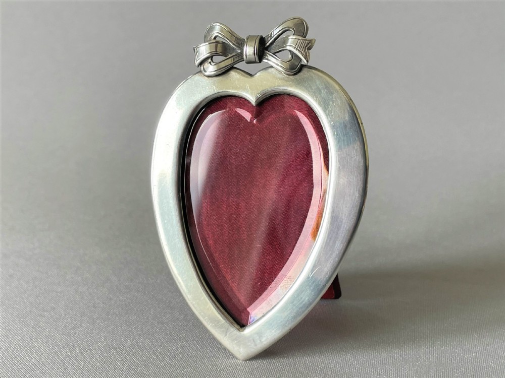 A small Victorian heart shaped frame View VI