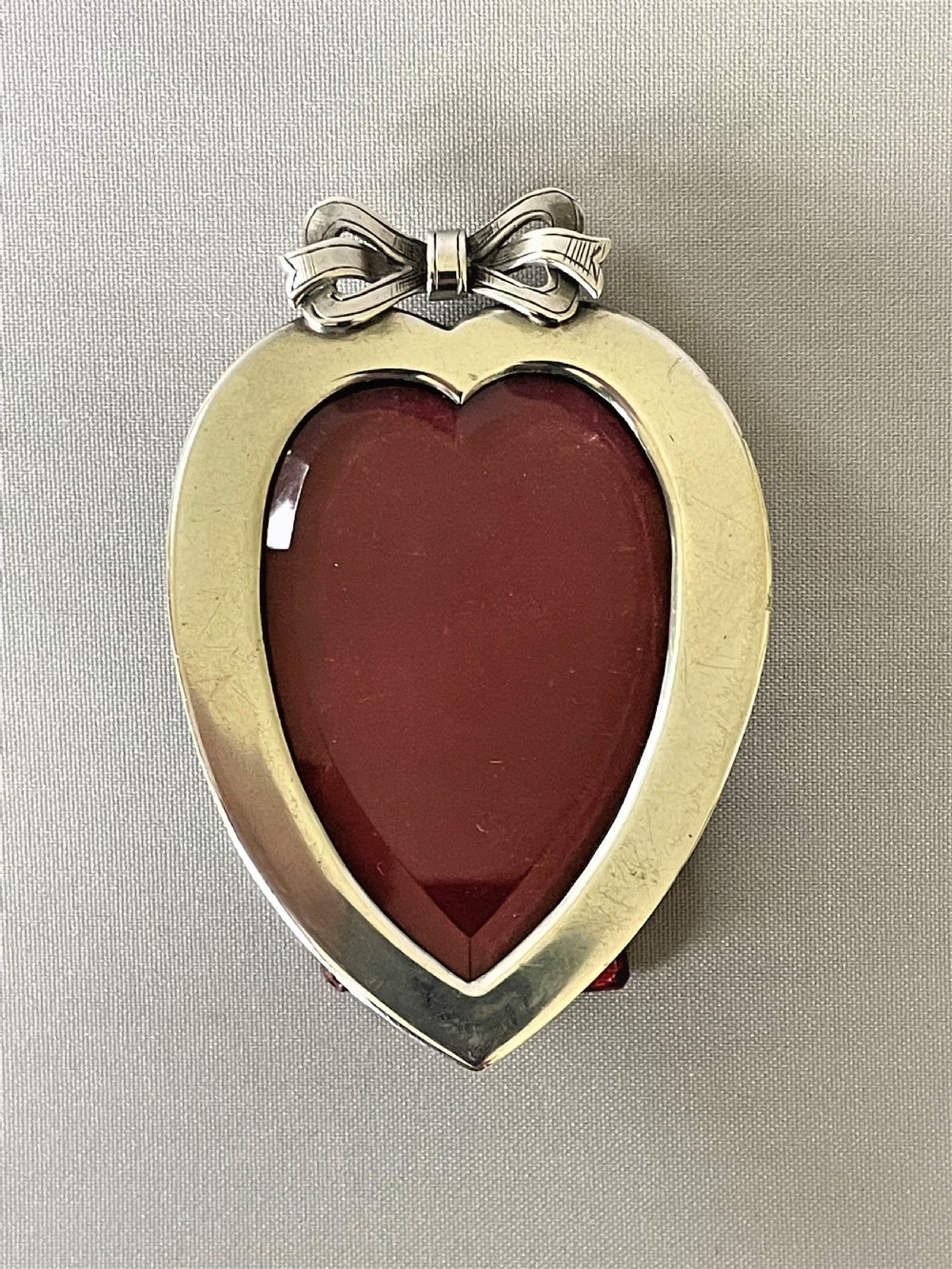 A small Victorian heart shaped frame View VII