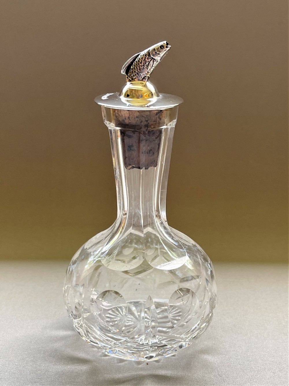 An Unusual Silver Mounted Vinegar/oil Bottle View III