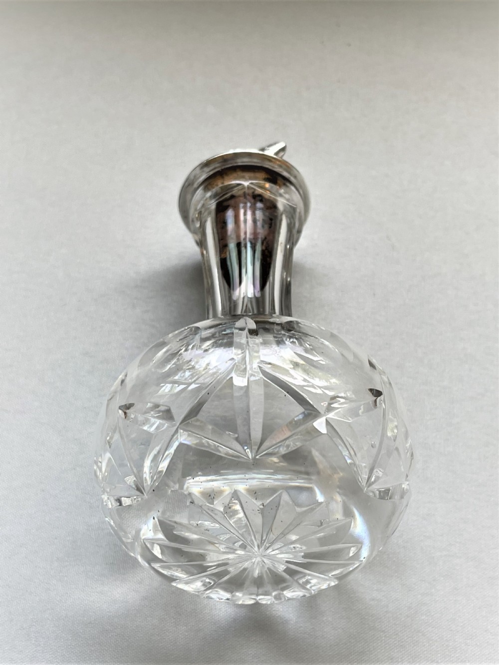 An Unusual Silver Mounted Vinegar/oil Bottle View IV
