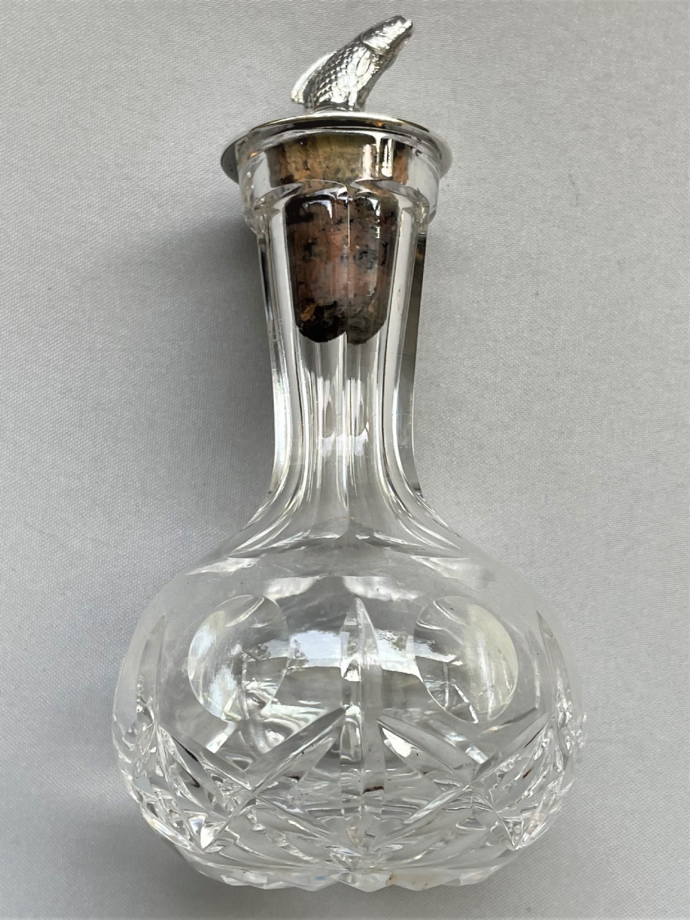 An Unusual Silver Mounted Vinegar/oil Bottle View V