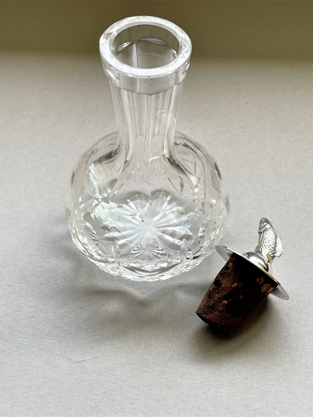 An Unusual Silver Mounted Vinegar/oil Bottle View VII