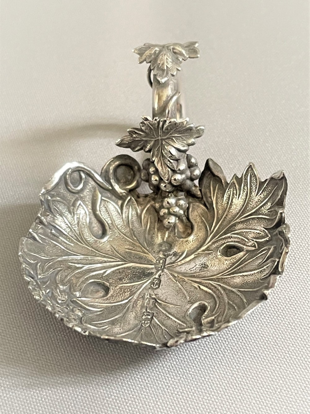 An outstanding Victorian silver caddy spoon View III