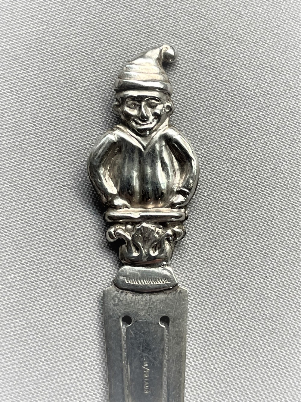 A Rare Glasgow Silver Mr. Punch Bookmark View II