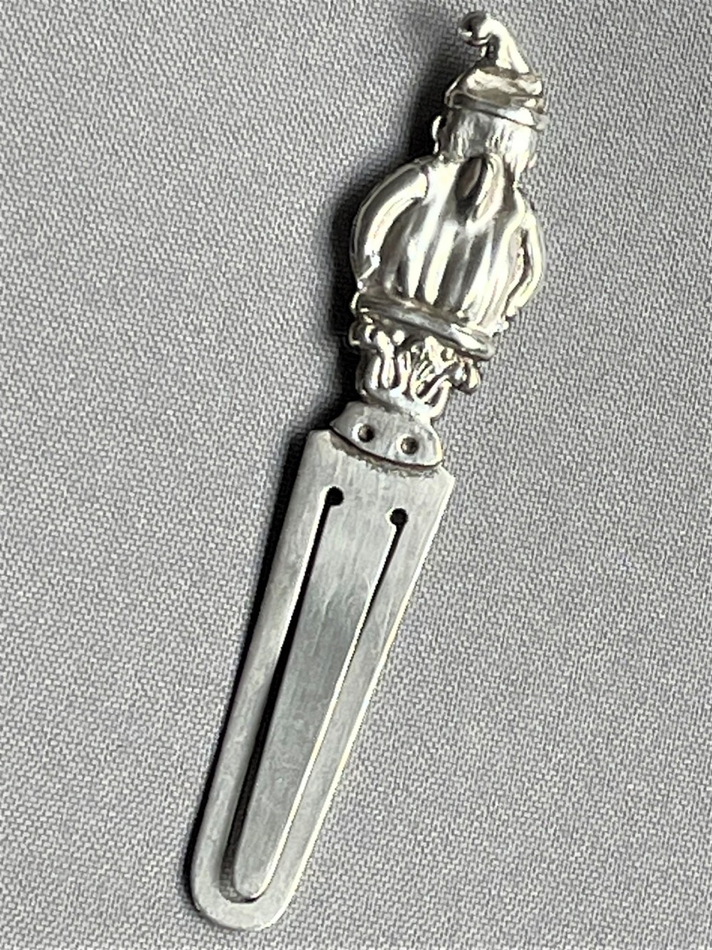 A Rare Glasgow Silver Mr. Punch Bookmark View IV