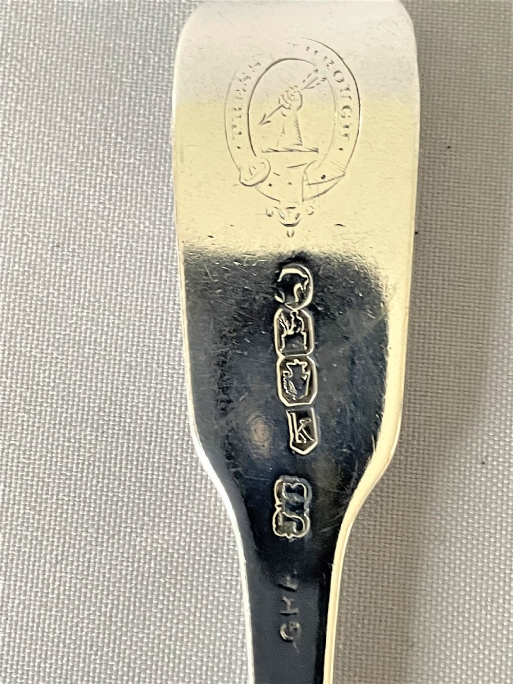 A harlequin set of 6 Irish silver dessert forks View VII
