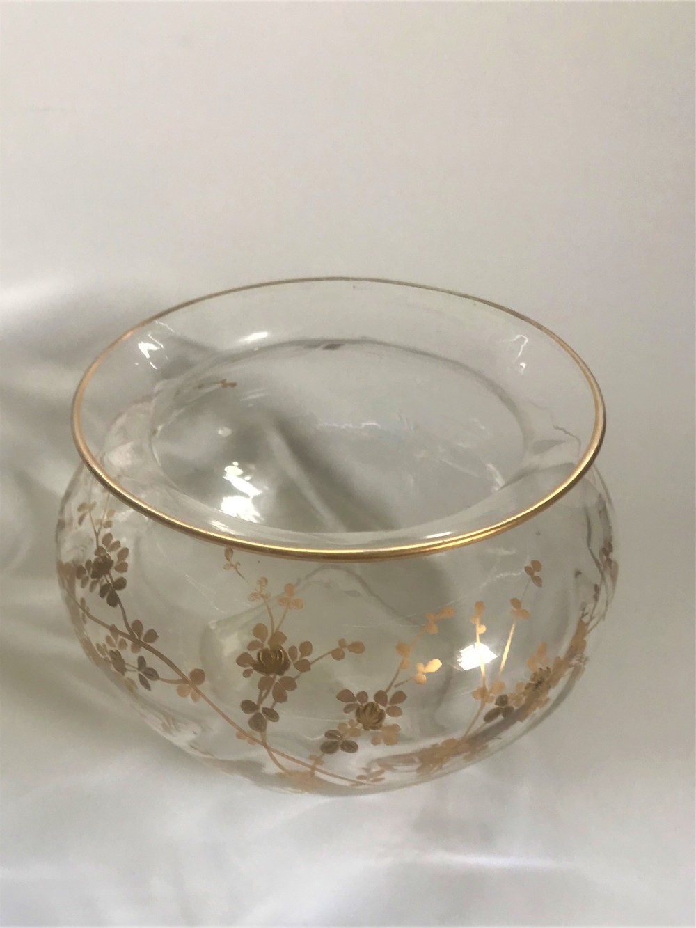 A Gorgeous French Gilded Flower Bowl View III