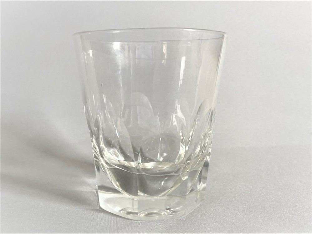 A good mid Victorian cut glass Whisky tumbler View III