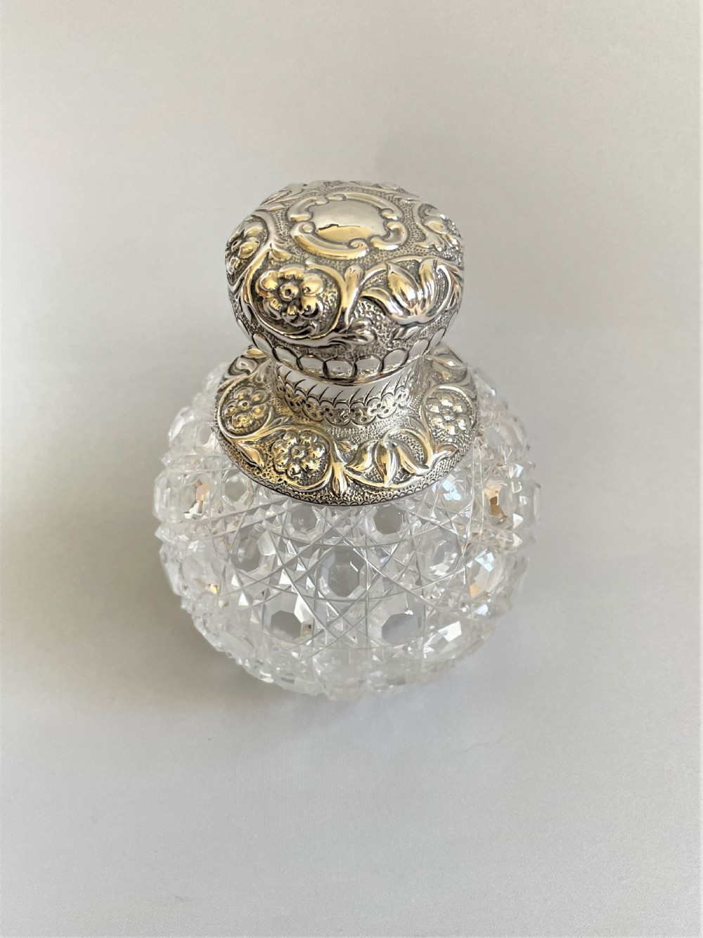 A fabulous Victorian silver mounted cologne bottle View VI