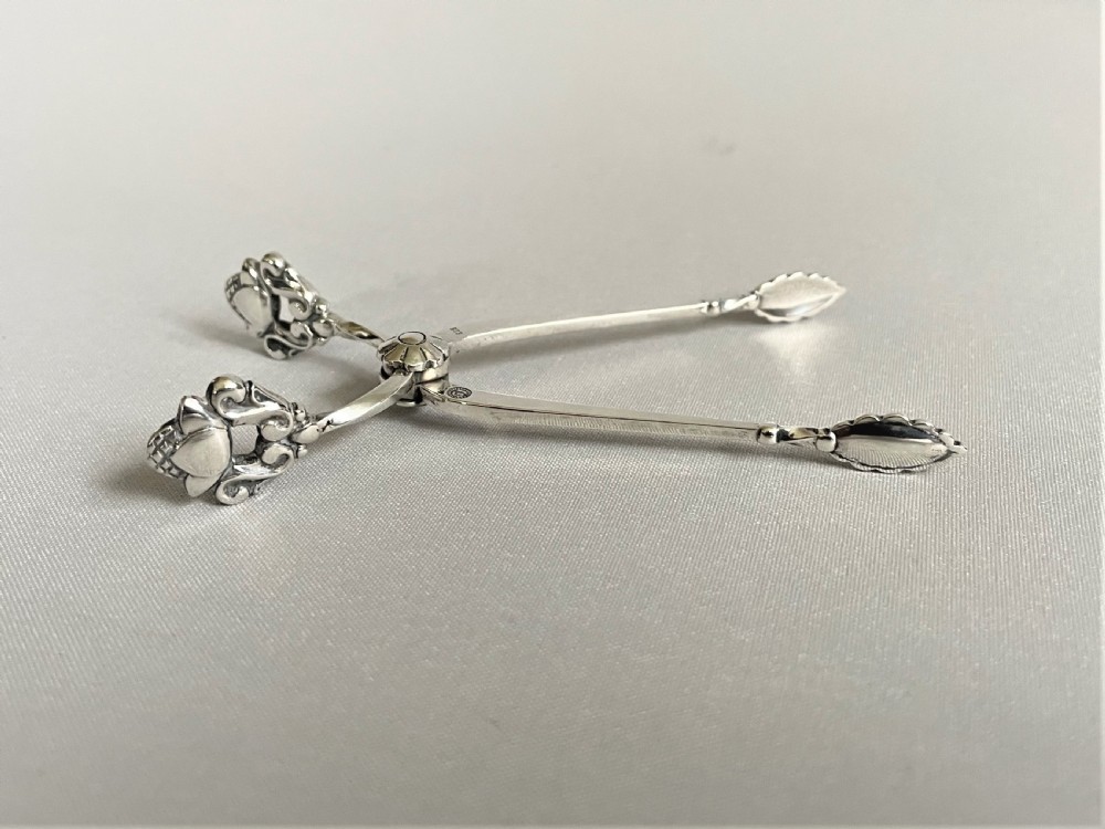 A gorgeous pair of Georg Jensen silver 'scissor' nips View III