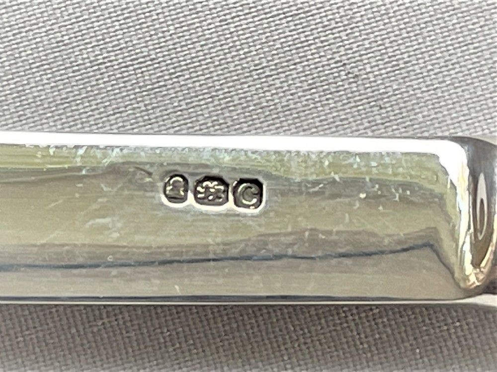 A Georgian silver & mother-of-pearl letter opener View III