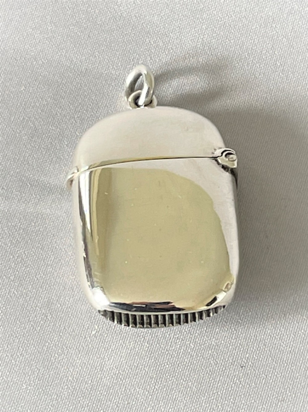 A rare Edwardian silver cat vesta View II