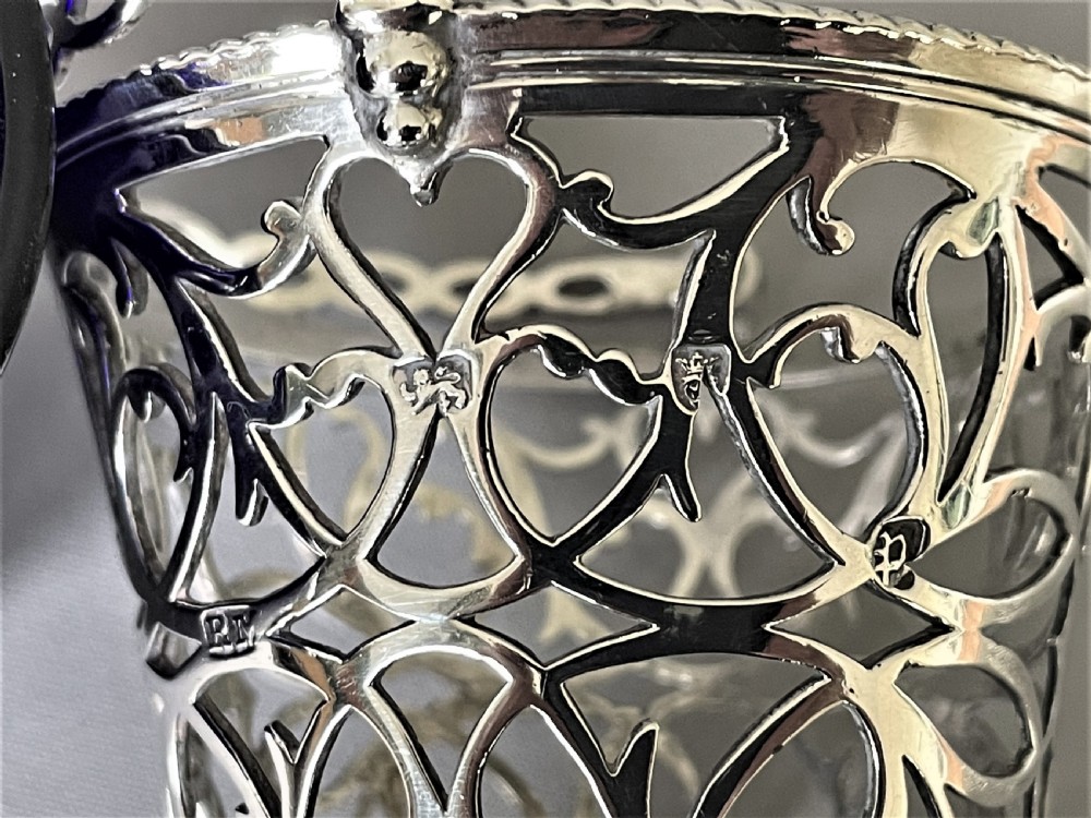 Early George III pierced silver cream pail View IX