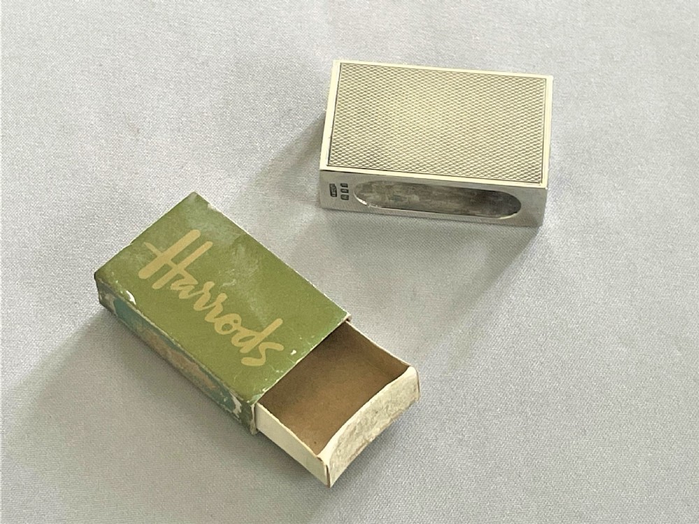 An Asprey & Co. Art Deco silver match box case View V