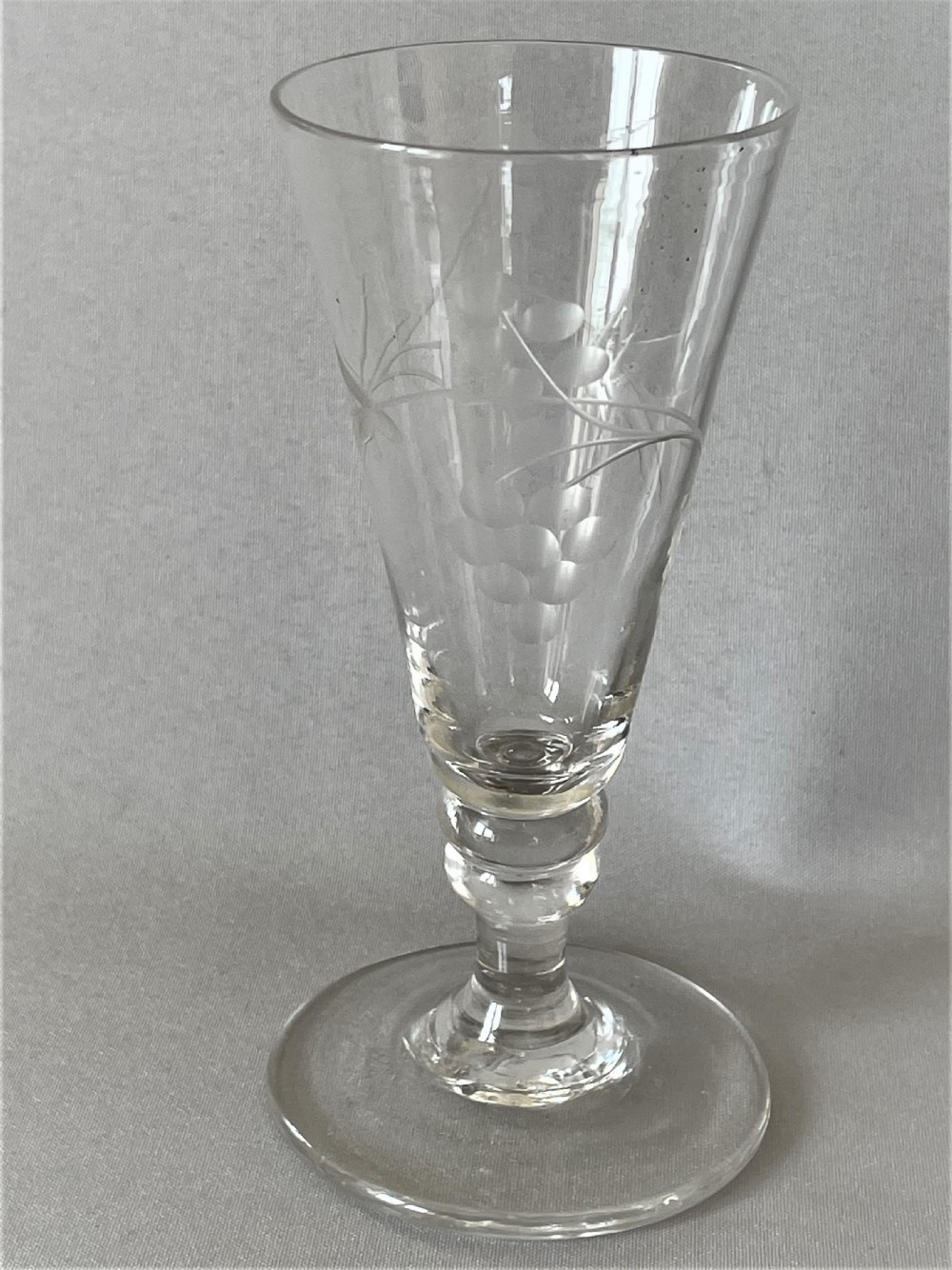 A rare 19th Century Gin glass