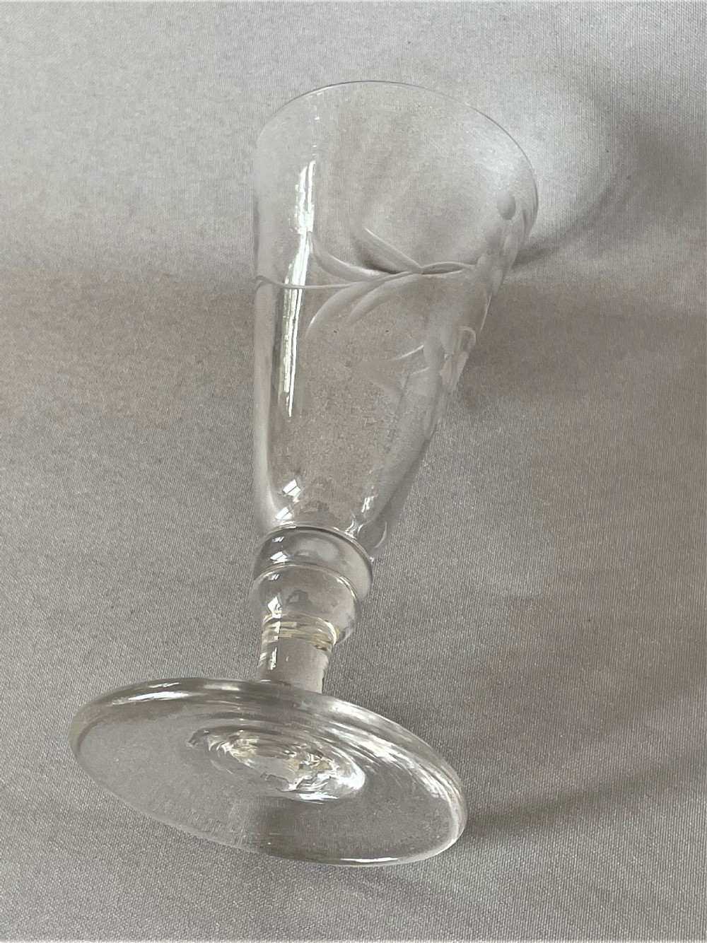 A rare 19th Century Gin glass View IV