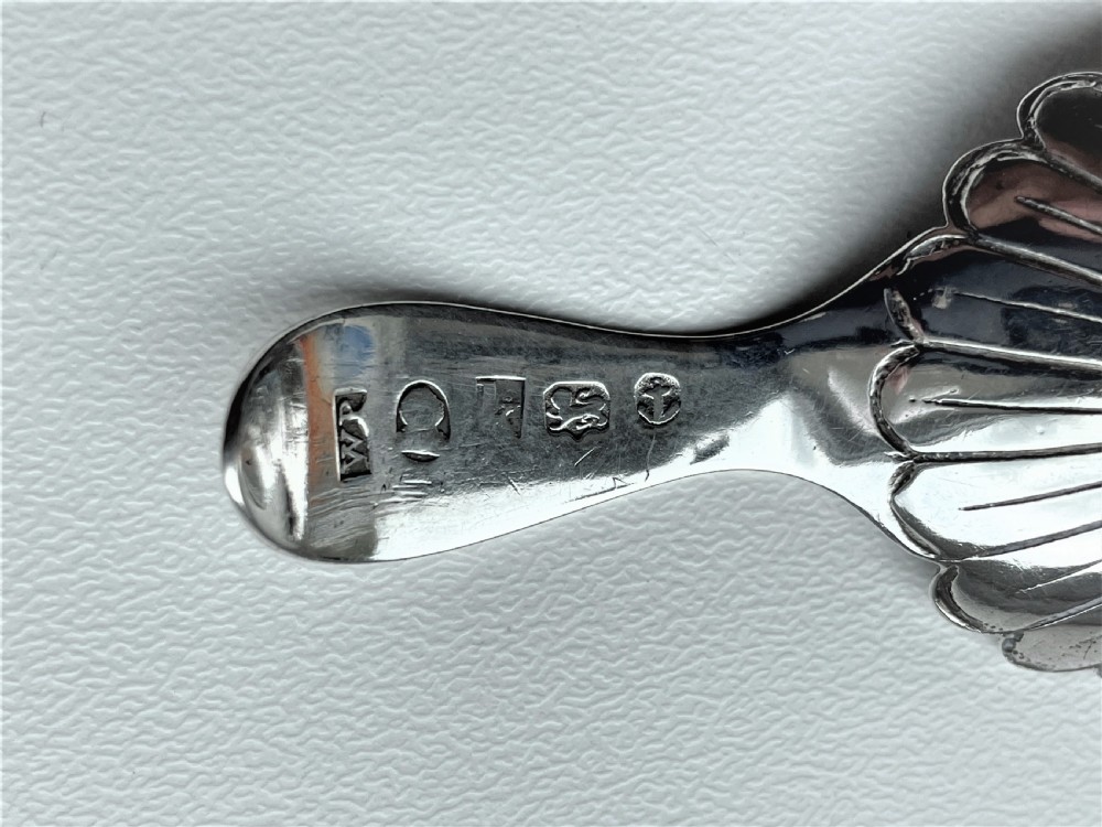 A most unusual Georgian silver caddy spoon View IV
