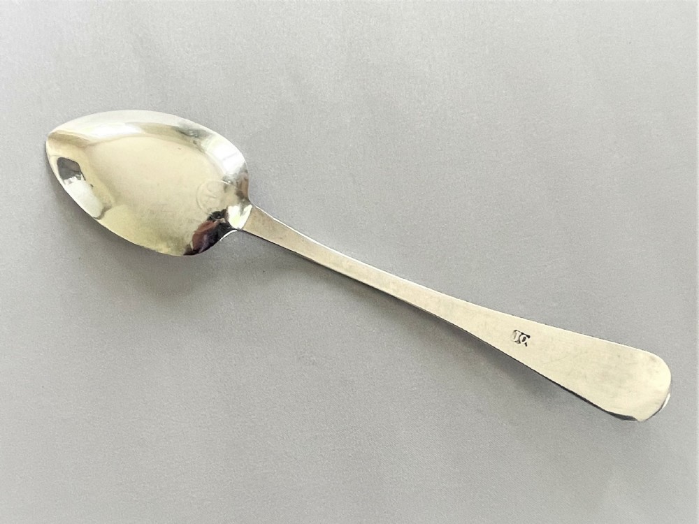 A rare Channel Islands silver table spoon View IV