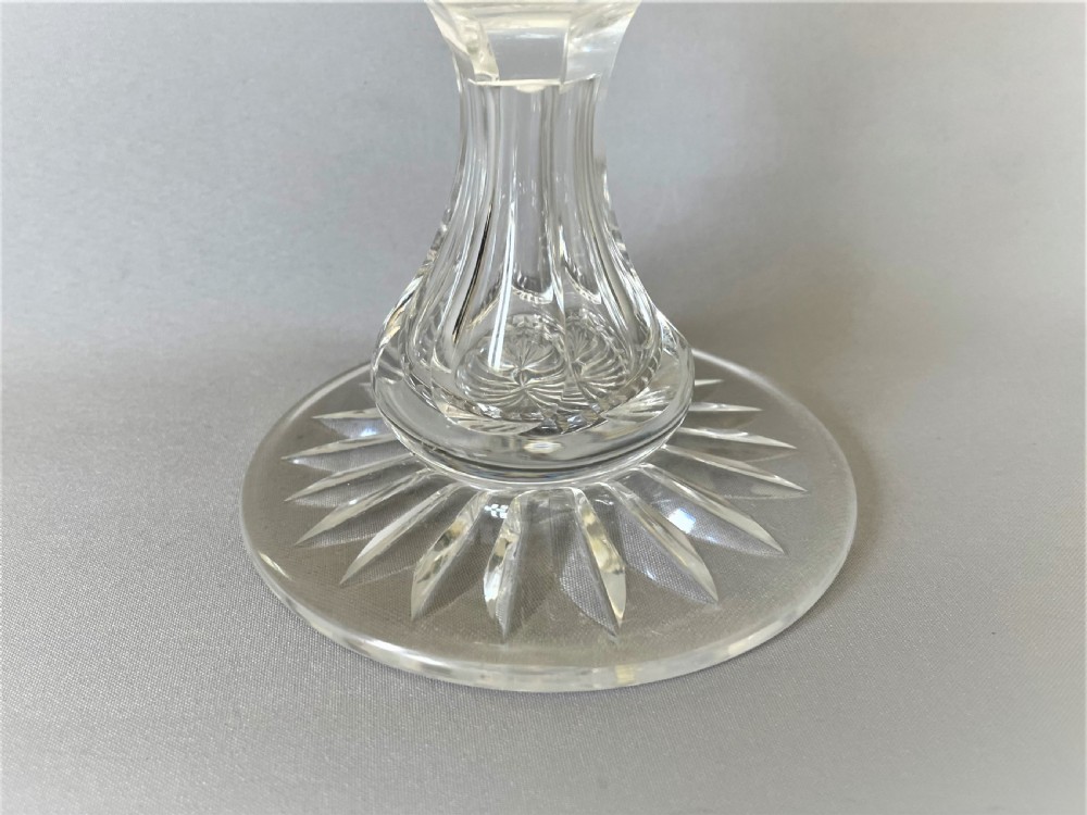 A superb Victorian cut glass celery vase View III