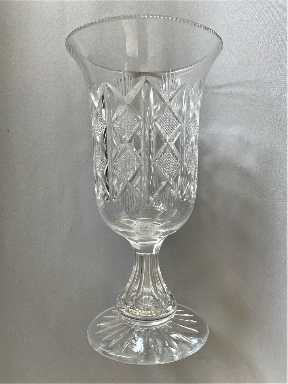 A superb Victorian cut glass celery vase View IV