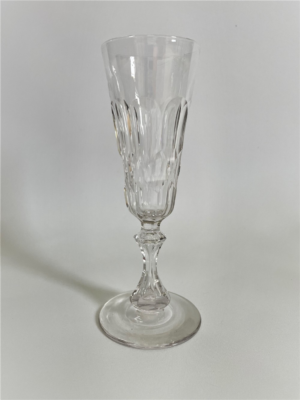 A gorgeous harlequin set of Victorian champagne flutes View IV