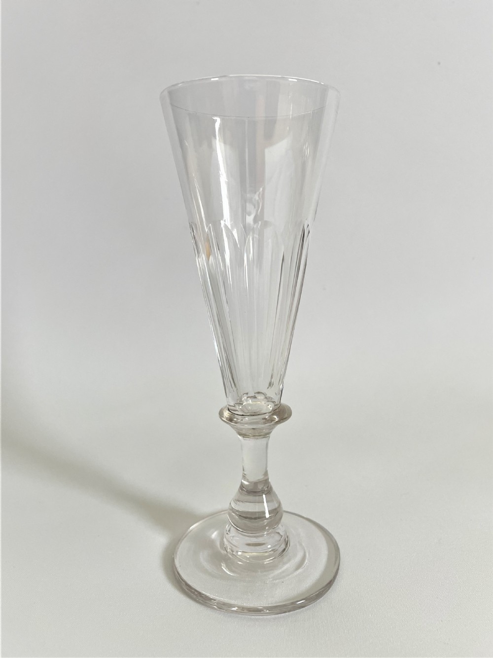 A gorgeous harlequin set of Victorian champagne flutes View V