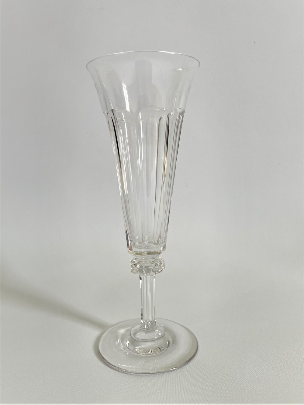 A gorgeous harlequin set of Victorian champagne flutes View VI