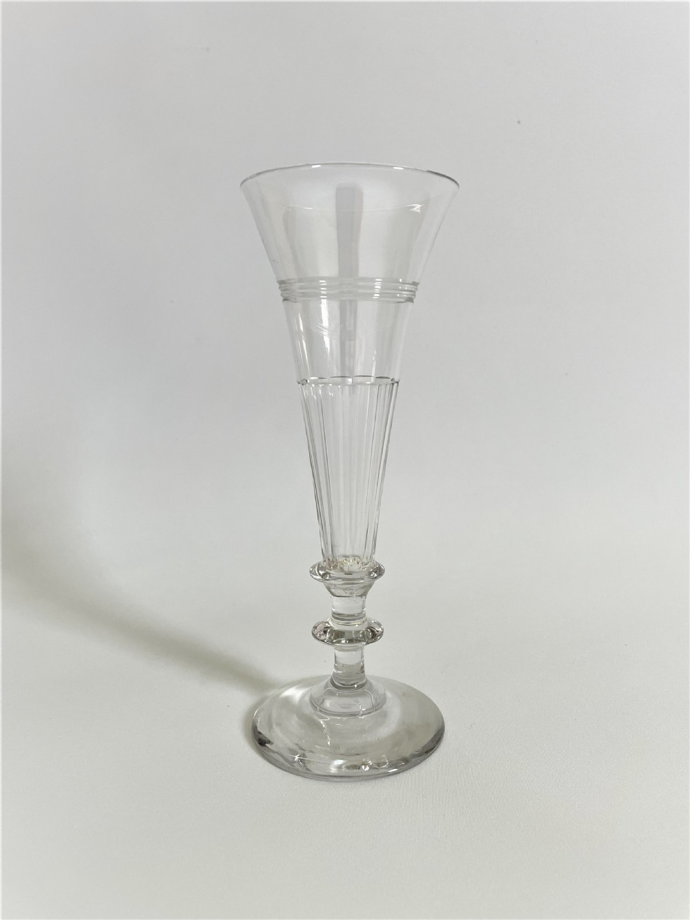 A gorgeous harlequin set of Victorian champagne flutes View VII