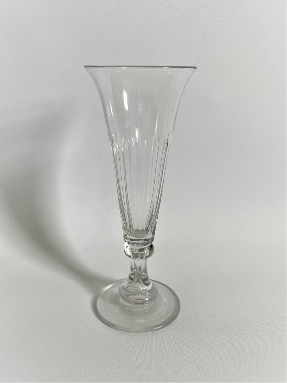 A gorgeous harlequin set of Victorian champagne flutes View VIII