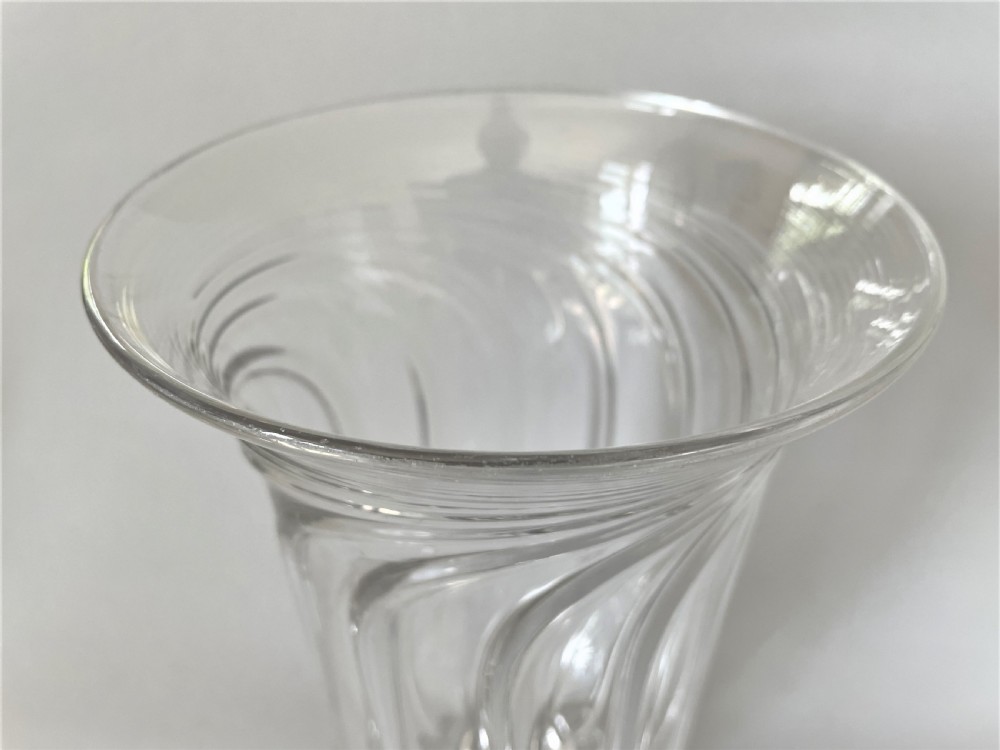 A wonderful wrythen Victorian celery vase View IV