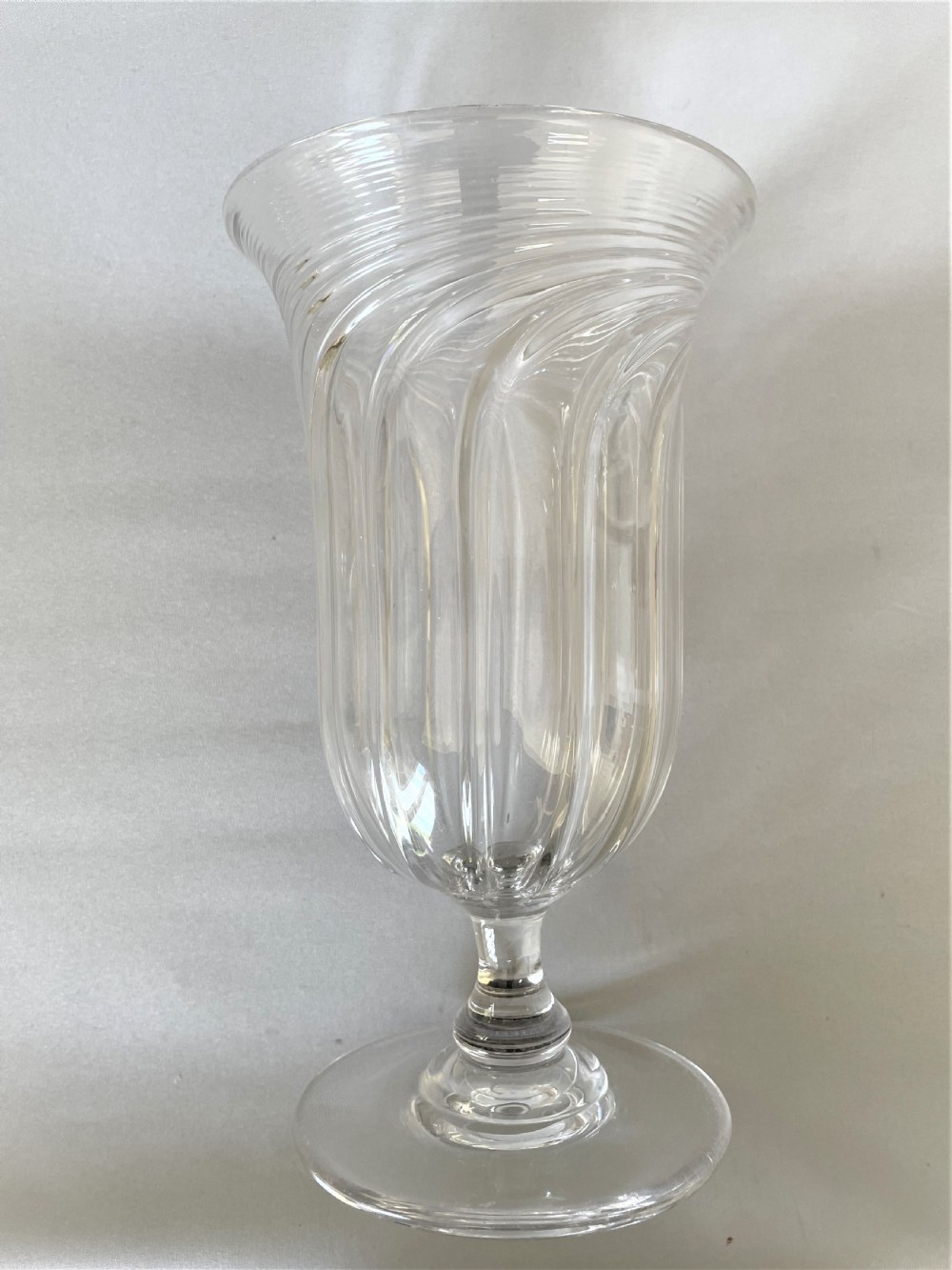 A wonderful wrythen Victorian celery vase View V