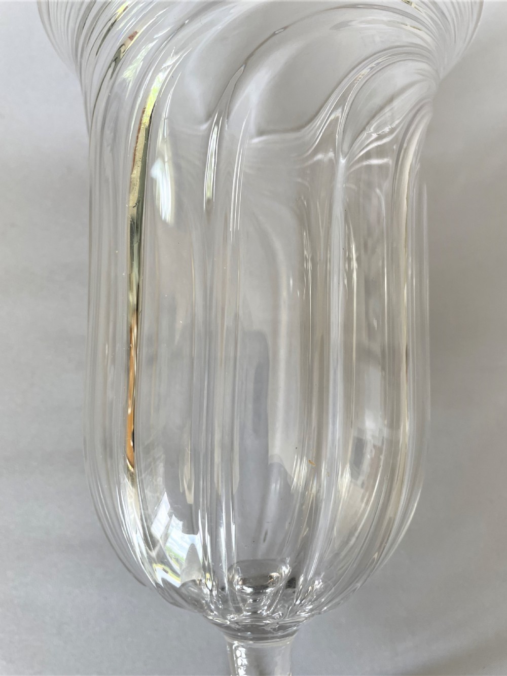A wonderful wrythen Victorian celery vase View VI