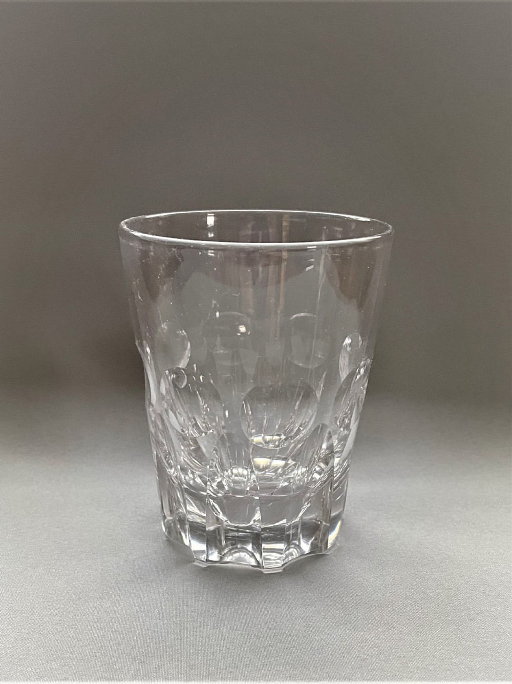 A Handsome Victorian Cut Glass Whisky Tumbler