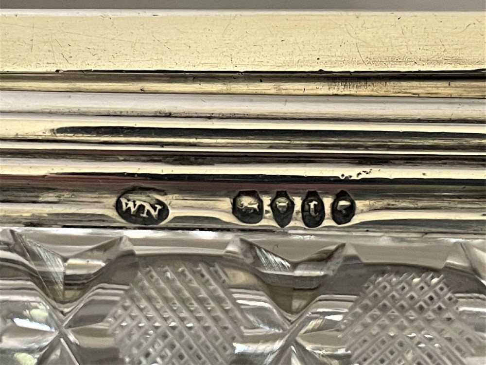 A rare mid Victorian silver mounted table vesta View IX