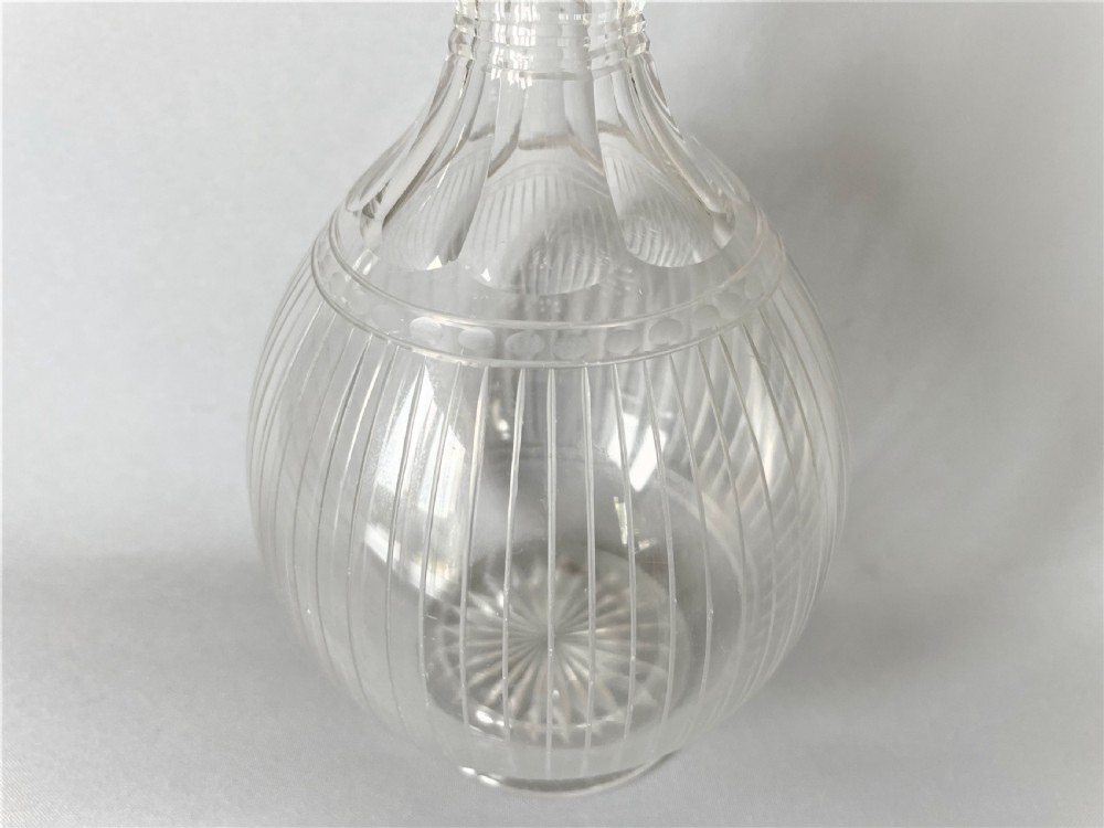 A lovely Victorian etched liqueur decanter View II