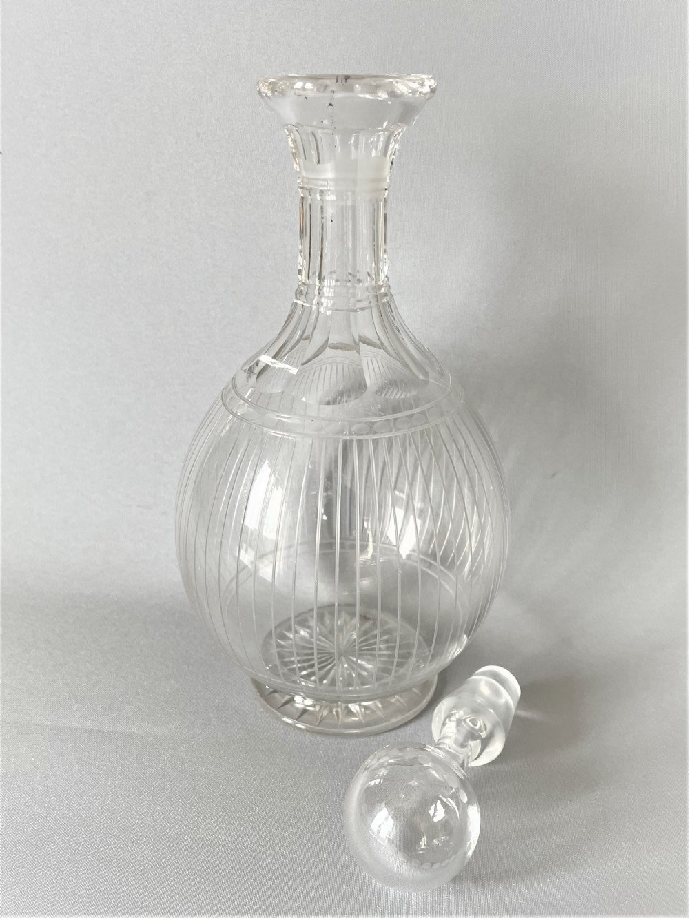A lovely Victorian etched liqueur decanter View III