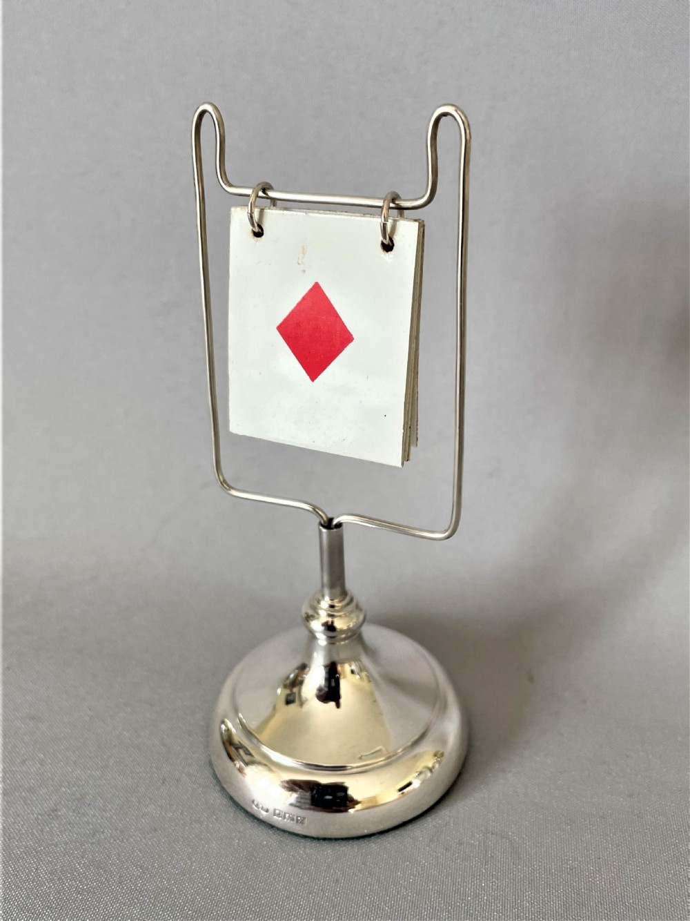 A desirable silver trump/bridge marker View V