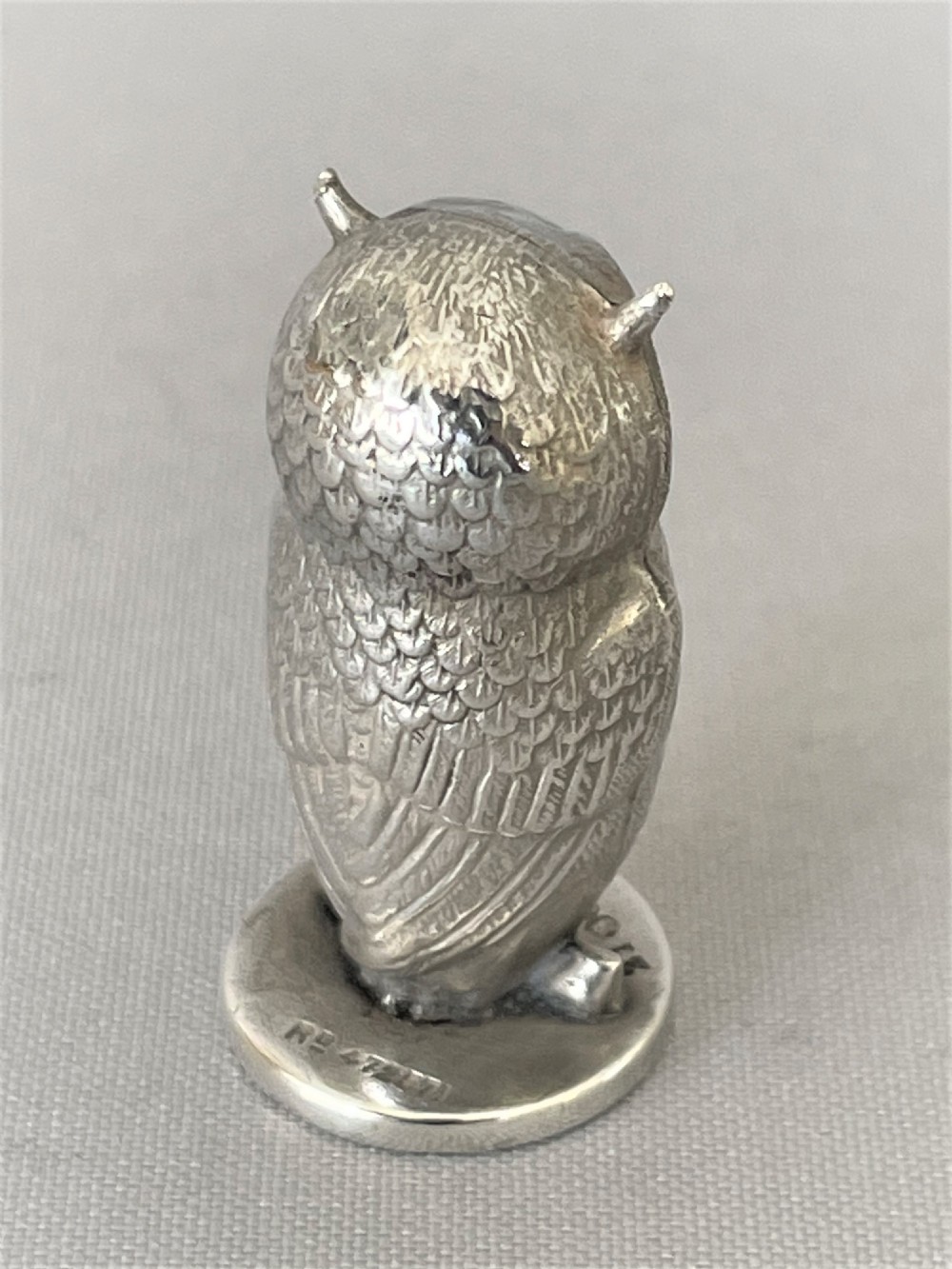 A Chester silver Sampson Morden owl seal View III