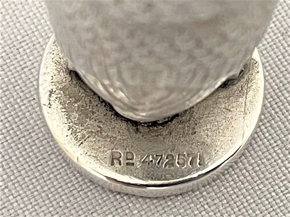 A Chester silver Sampson Morden owl seal View IV