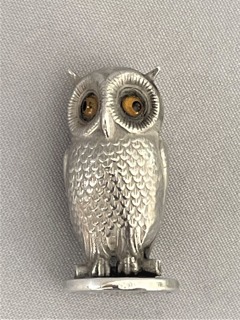 A Chester silver Sampson Morden owl seal View VII
