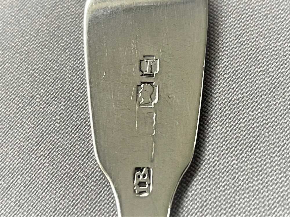 A Rare Irish Silver Oyster Fork View IV