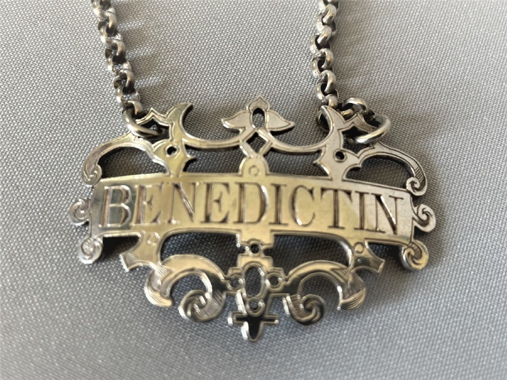 A rare Victorian silver Benedictin label View II
