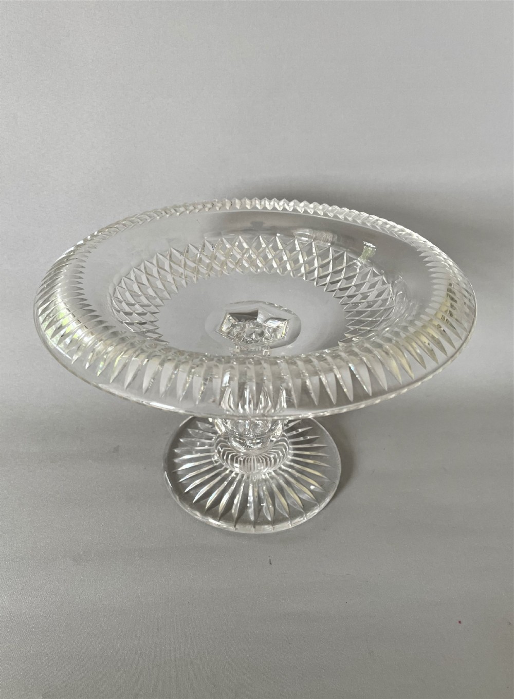 A stunning Victorian cut glass comport View II
