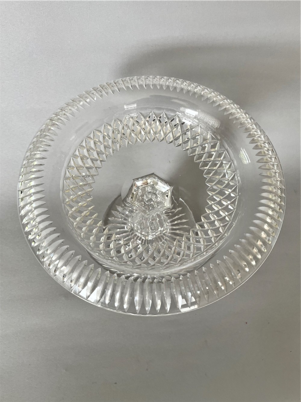 A stunning Victorian cut glass comport View III