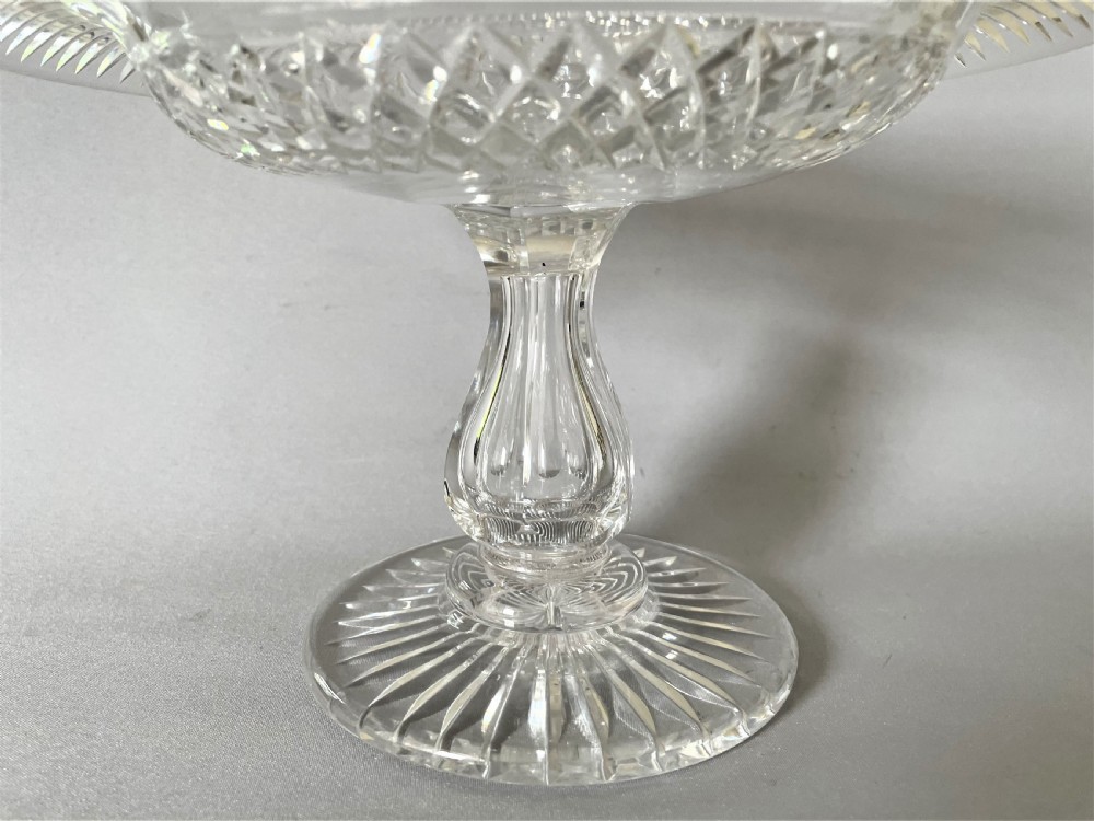 A stunning Victorian cut glass comport View IV