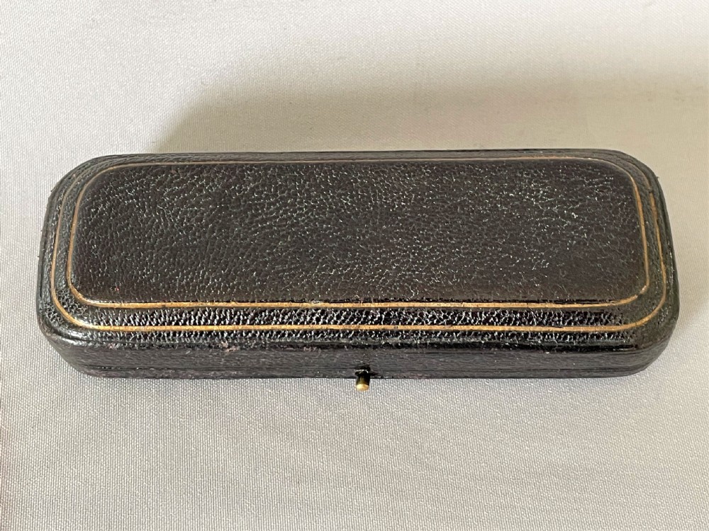 A mid Victorian cased silver fruit knife View II