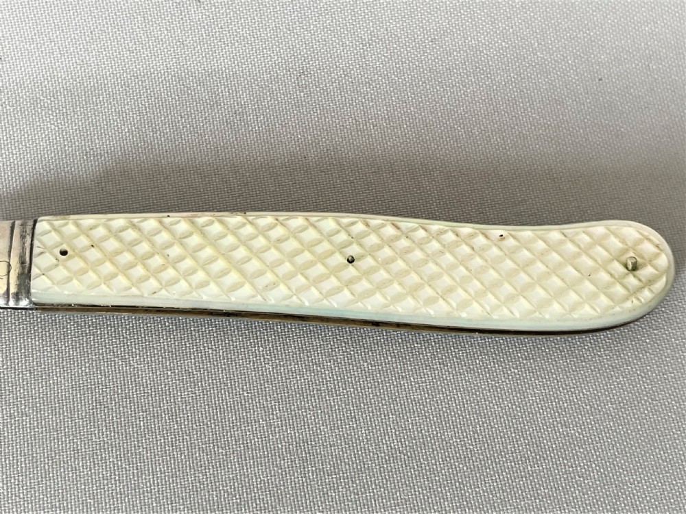 A mid Victorian cased silver fruit knife View V